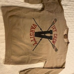 Ivy Crew varsity vintage sweatshirt brown size Medium